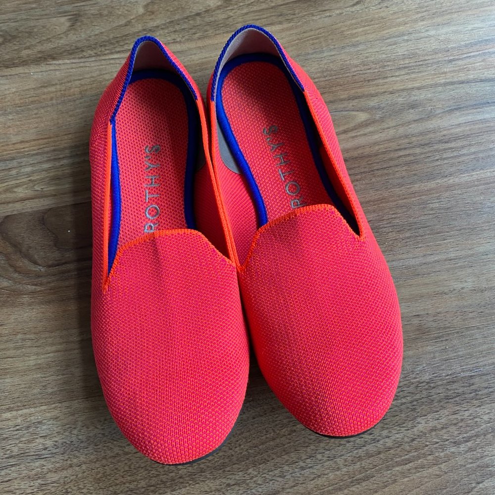 Rothy's Women's Flamingo Pink Loafers (Women's sz 8)